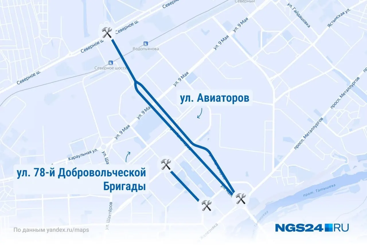 Власти края выделили 27 млрд рублей на ремонт дорог по всему региону. Красноярску поручено привести уличную сеть в порядок к 400‑летию города. Ремонт улицы Авиаторов стартовал позже, чтобы подрядчик использовал качественные материалы; губернатор отметил, что лично проверяет состояние дорог по выходным.