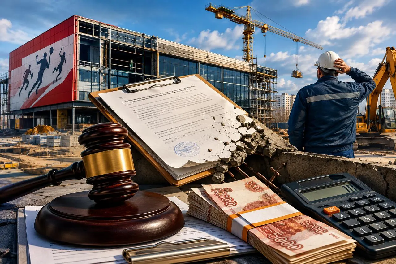 Муниципалитет требует почти 316 млн рублей с подрядчика «Каменщик» из‑за нарушений в исполнении контракта на строительство спорткультурного комплекса. Иск оставлен без движения — суд потребовал устранить процессуальные недочёты до 19 июня.