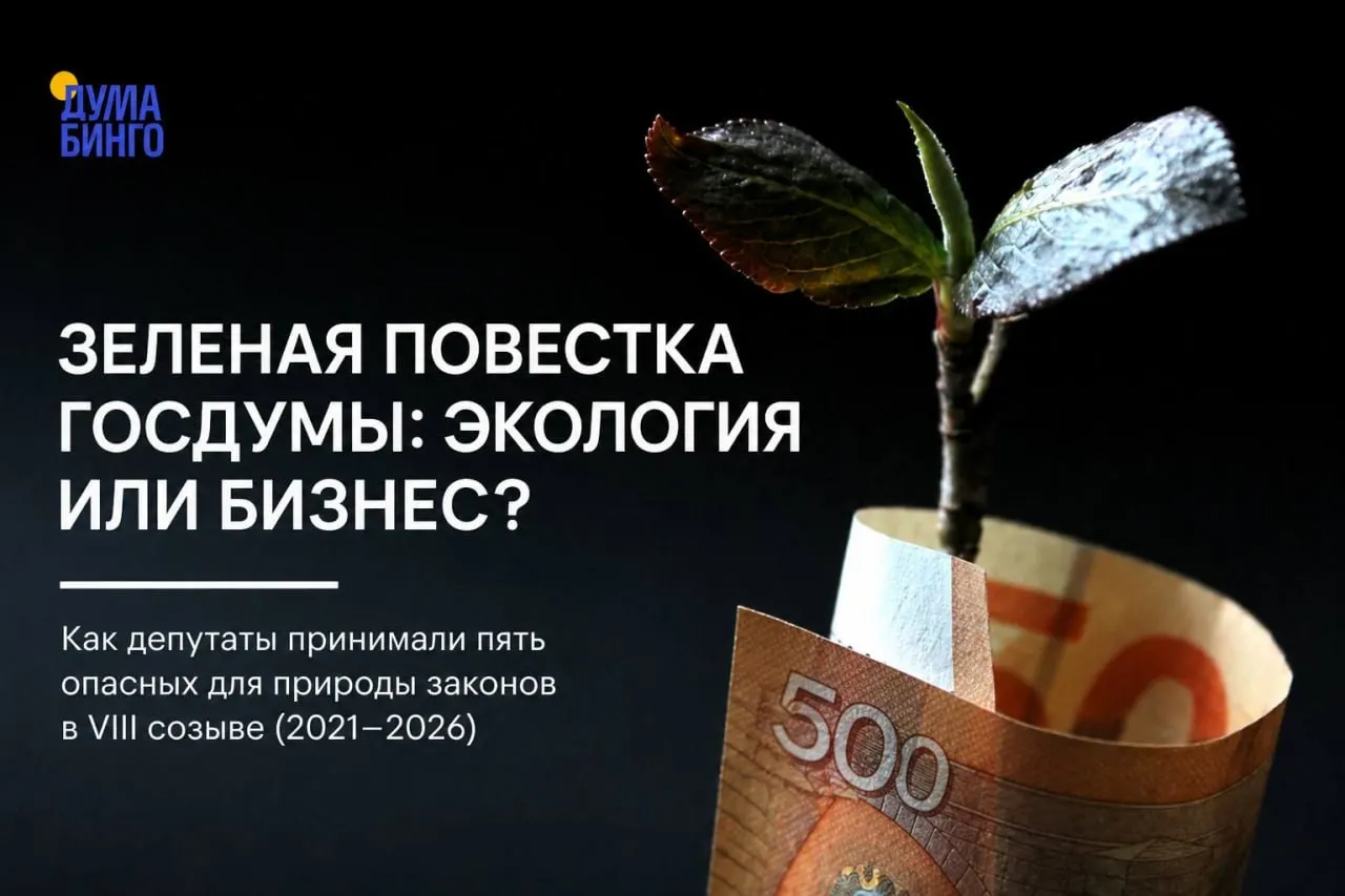 За последние годы в Госдуме прошёл ряд инициатив, которые эксперты называют ослаблением защиты природы — от ограничений общественной экспертизы до изменений в статусе заповедных территорий.