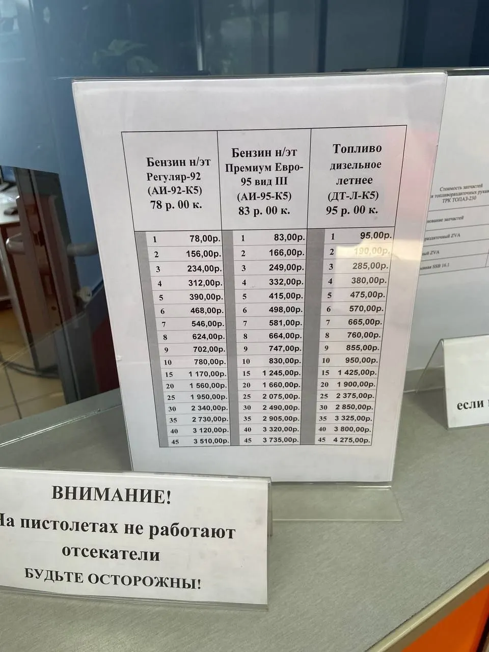 На одной из двух автозаправок Бодайбо ограничили продажу топлива до 20 литров на человека. В крупных сетях часть ограничений сняли, но на АИ‑95 лимиты сохраняются.