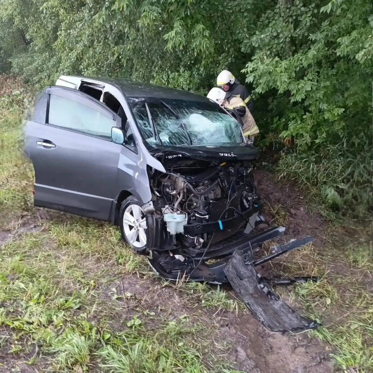 Утром 27 июля на 39-м километре трассы столкнулись Renault Megane и Toyota Vellfire: водитель одного автомобиля погиб, пятеро пассажиров получили травмы.