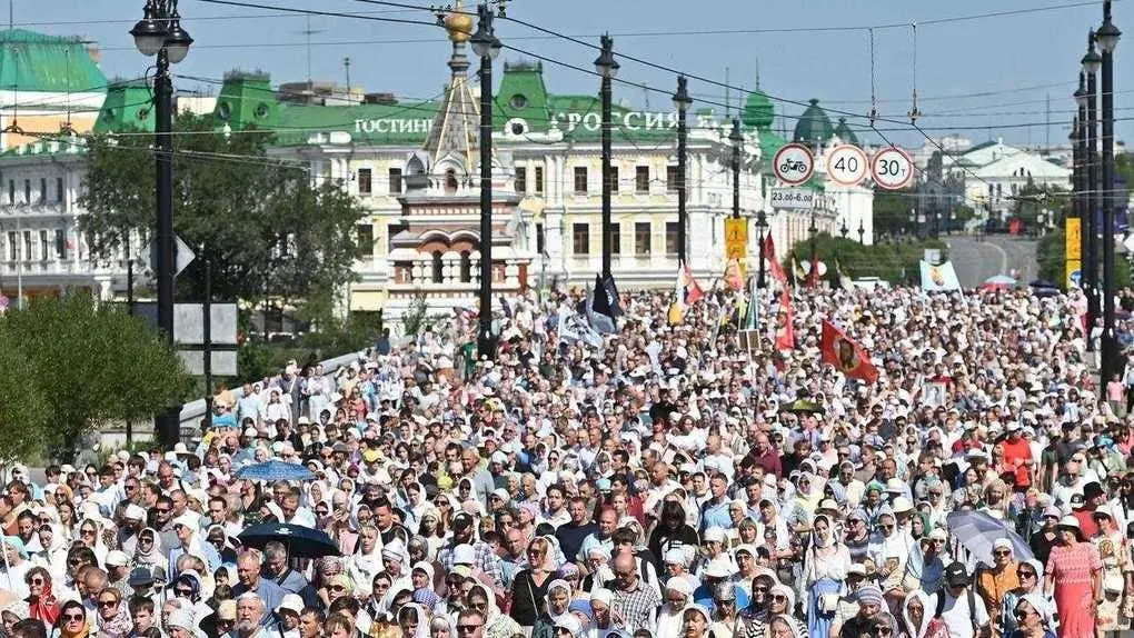 В&nbsp;Омске прошёл масштабный крестный ход&nbsp;с&nbsp;Абалакской иконой