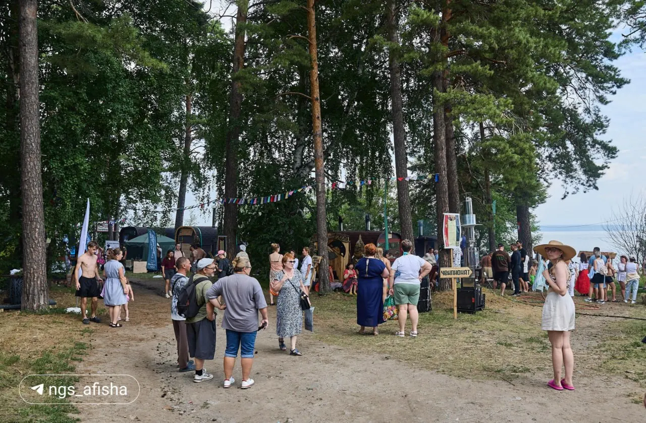 В парке «У моря Обского» прошёл фестиваль бань с бесплатным входом и коллективными парениями; участники показали печи и банные варианты, но цены на готовые бани остаются высокими.