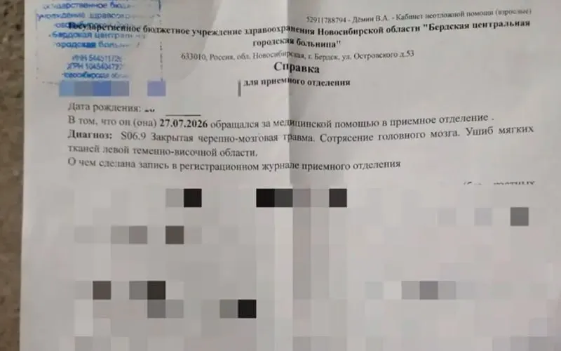 Вечером 27 июля мальчик вышел за мороженым и через несколько минут был обнаружен без сознания у дороги с закрытой черепно‑мозговой травмой. Полиция передала материалы проверки в Следственный комитет.