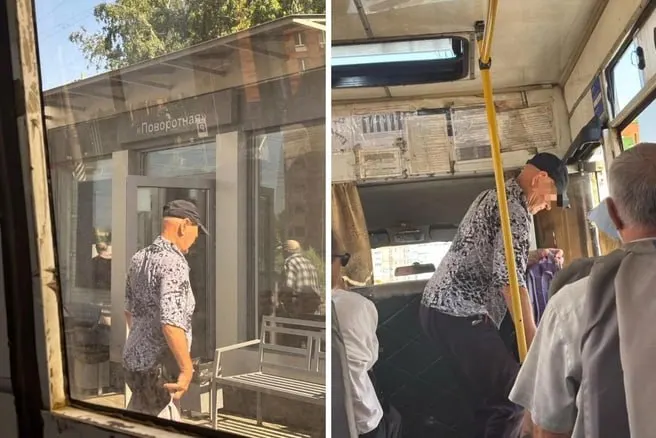 Сегодня около 10:30 в маршрутке №500 в Омске мужчина ударил локтем беременную женщину. Пассажирка сообщила о нападении в местное сообщество, заявление на агрессора уже подано в полицию.