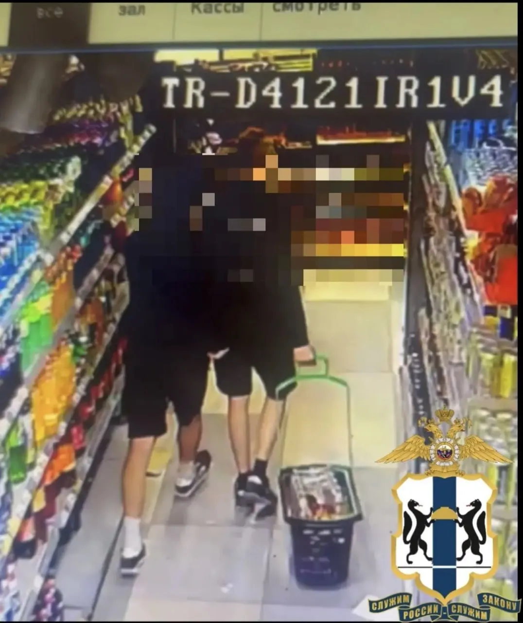 Группа молодых людей забрала продукты и алкоголь, угрожая травматическим пистолетом, и скрылась на автомобиле; позже двое задержаны, по делу возбуждено уголовное дело по статье 161 УК.