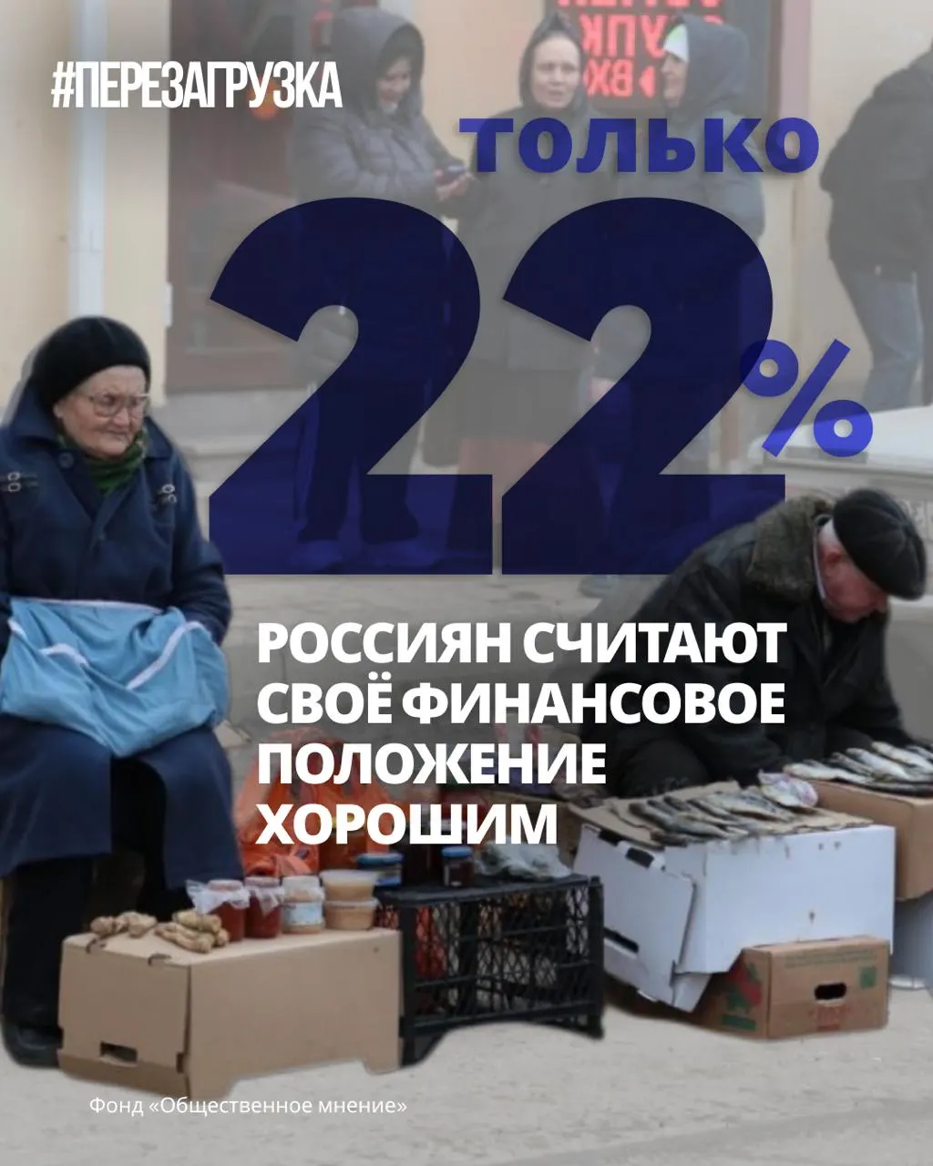 Россияне выражают тревогу за будущее и отмечают слабый экономический рост; начинается всероссийская кампания за мир и свободу, охватывающая сотни округов.