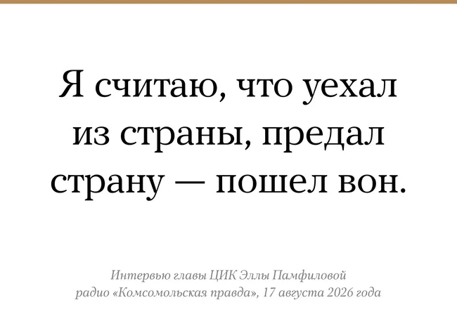 Глава Центризбиркома обсудила варианты ограничения участия граждан в выборах для лиц, покинувших страну.