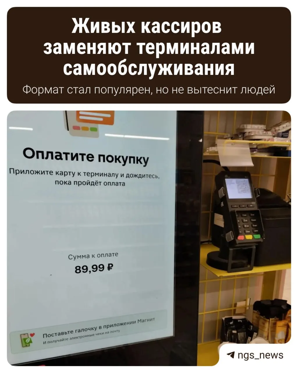 Региональные сети переходят на кассы самообслуживания: число терминалов растет, а доля чеков, оформляемых без участия кассира, достигает заметных долей.