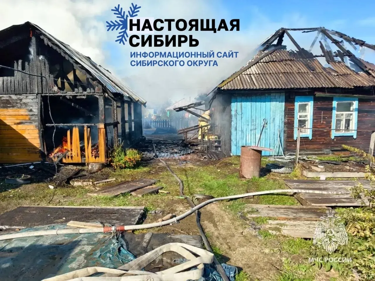 За прошедшие сутки в Томской области зарегистрировано семь пожаров; наиболее крупные очаги — в поселке Белый Яр и в городе Колпашево.