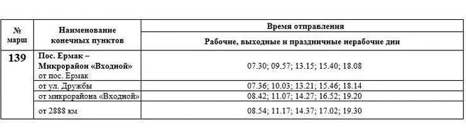 С 1 по 30 сентября расписание дачных маршрутов изменится: автобусы будут курсировать три раза в неделю и в праздничные дни; на маршруте №139 поменяется график и время отправления.