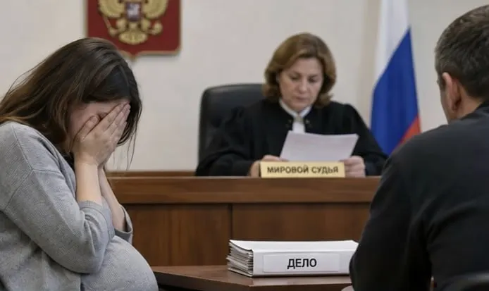 Суд вынес штраф в размере 5 000 рублей мужчине, причинившему побои беременной сожительнице; дело рассматривалось в мировом суде.