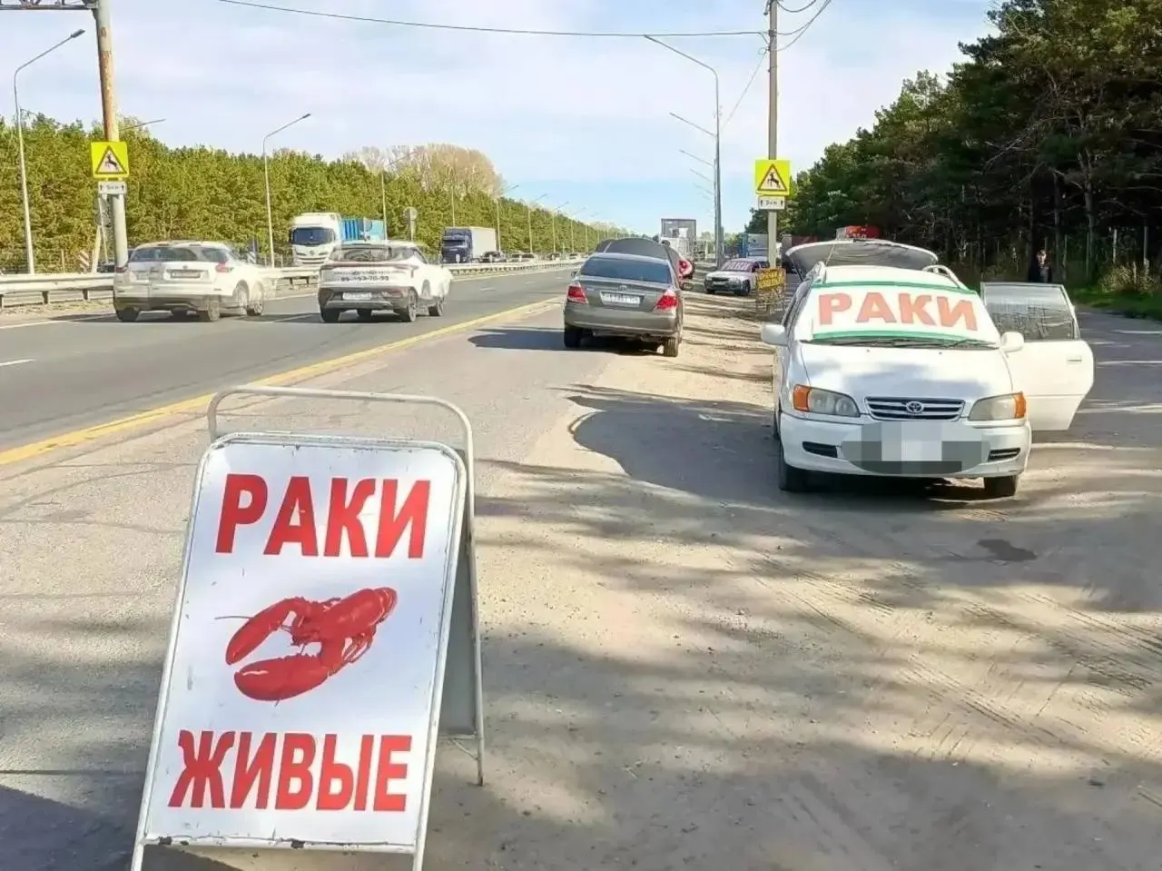 Администрация Центрального района Барнаула обсудила проблему несанкционированной торговли на въезде в город; летом Правобережный тракт часто превращается в открытый рынок.