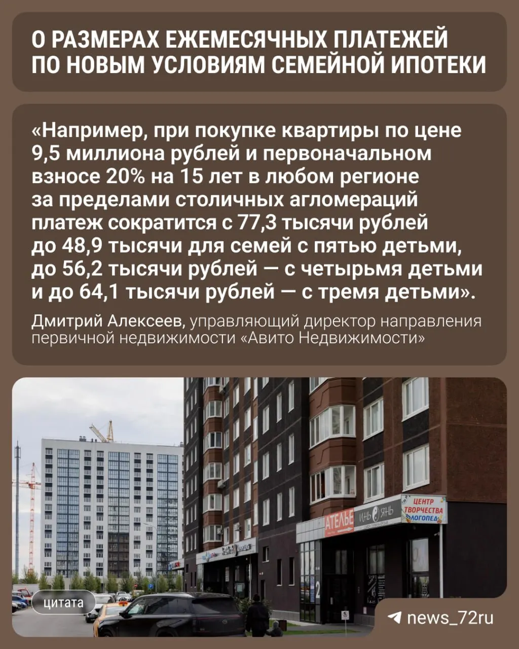 Спрос на льготную программу ипотеки упал на 63%, а одобряемость заявок снизилась с 62,9% в сентябре до 57,4% в начале октября; основную долю заявок теперь формируют многодетные семьи.