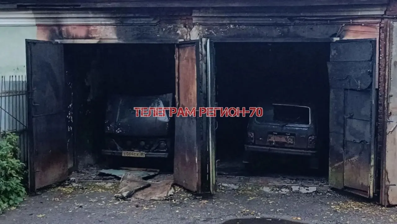 Пожар в гараже детской больницы №2 в Томске уничтожил четыре служебных автомобиля; пострадавших нет.