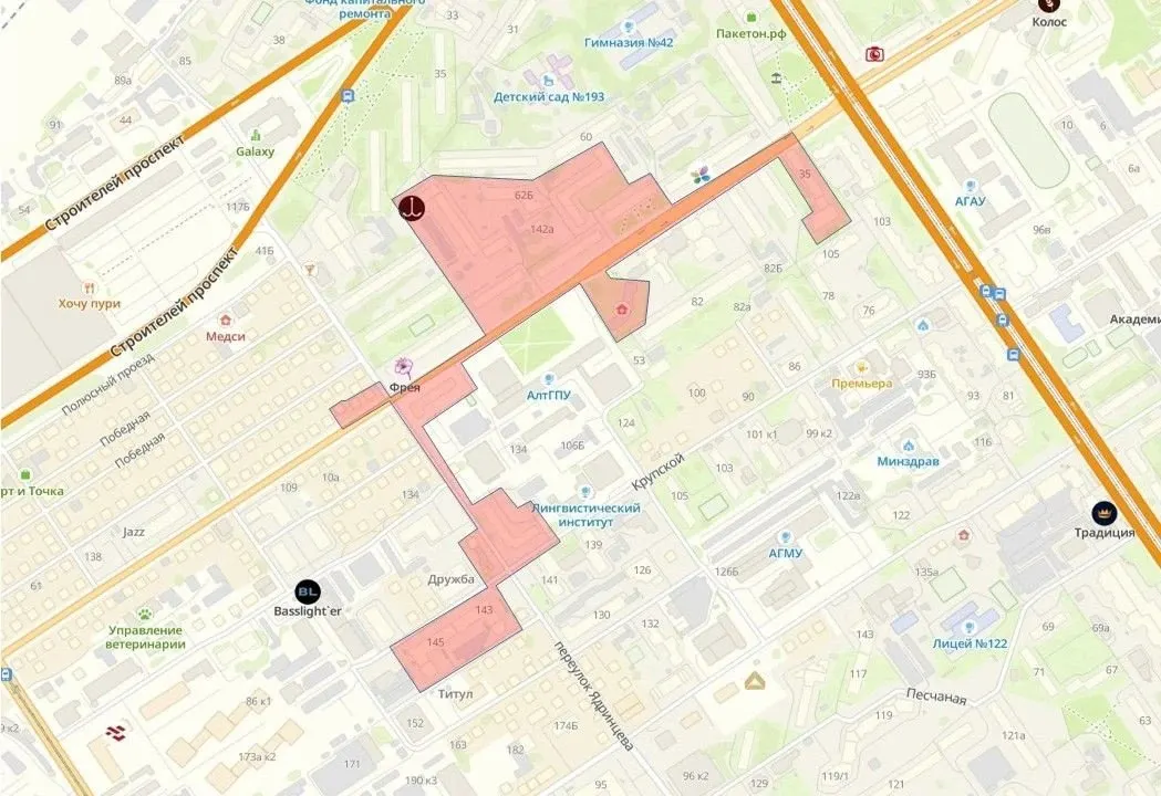 В период с 29 октября 08:00 до 30 октября 08:00 в центре Барнаула временно прекратят подачу холодной воды из‑за работ по водопроводу.